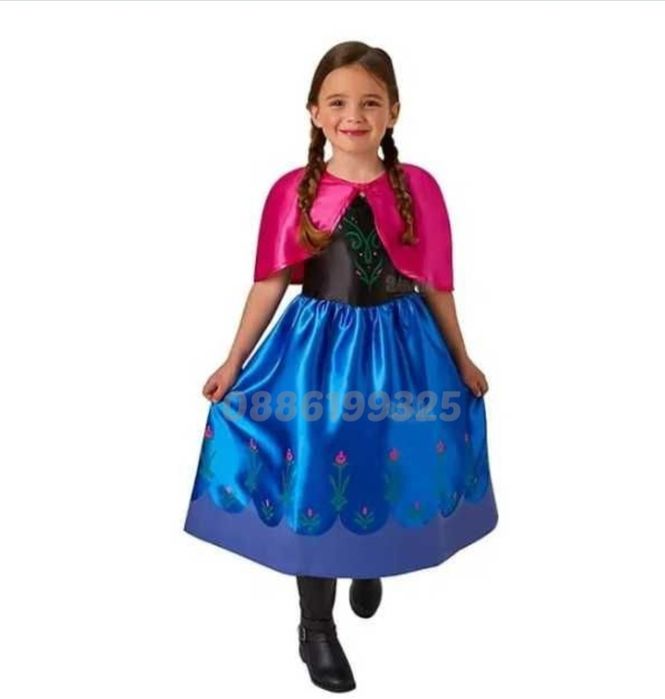 Детска рокля на Елза и Анна Замръзналото Кралство Frozen