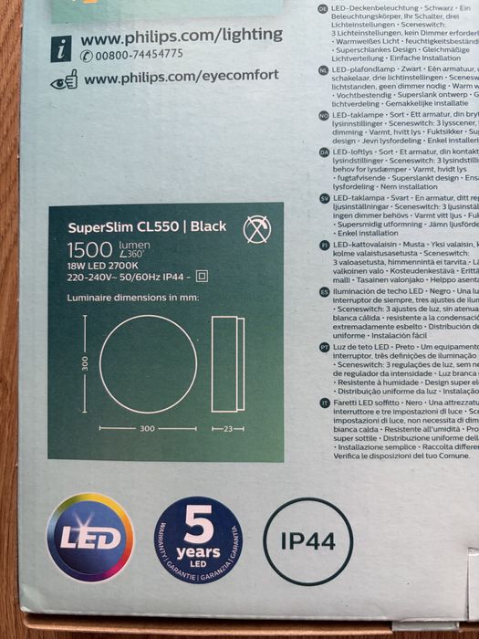 Corp de iluminat Philips LED super slim
