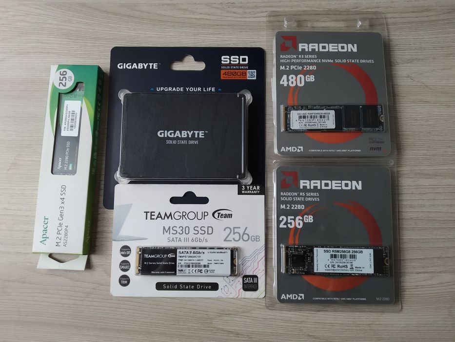Новые Ссд 256гб 512гб