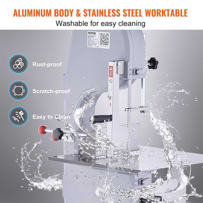 Fierastrau oase profesional 1500W, inox, 300kg/h, cu piese NOU