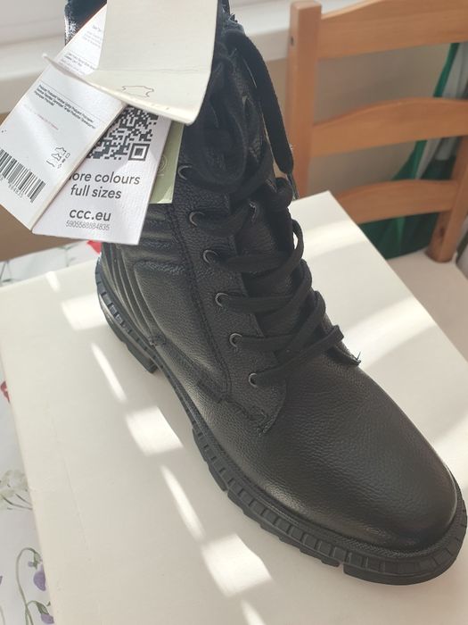 Зимни боти естествена кожа 36