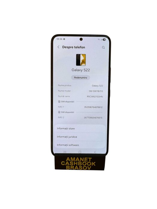 Samsung S22 - 256 GB Memorie - Cashbook Amanet Brasov