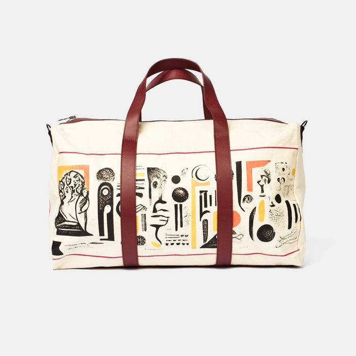 Geanta de voiaj weekender L cu imprimeu abstract