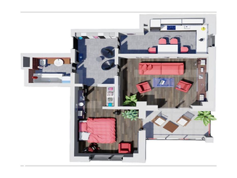 Apartament Nou Cu 2 Camere | 72,80 Mp | Targu Mures — fotografia 3