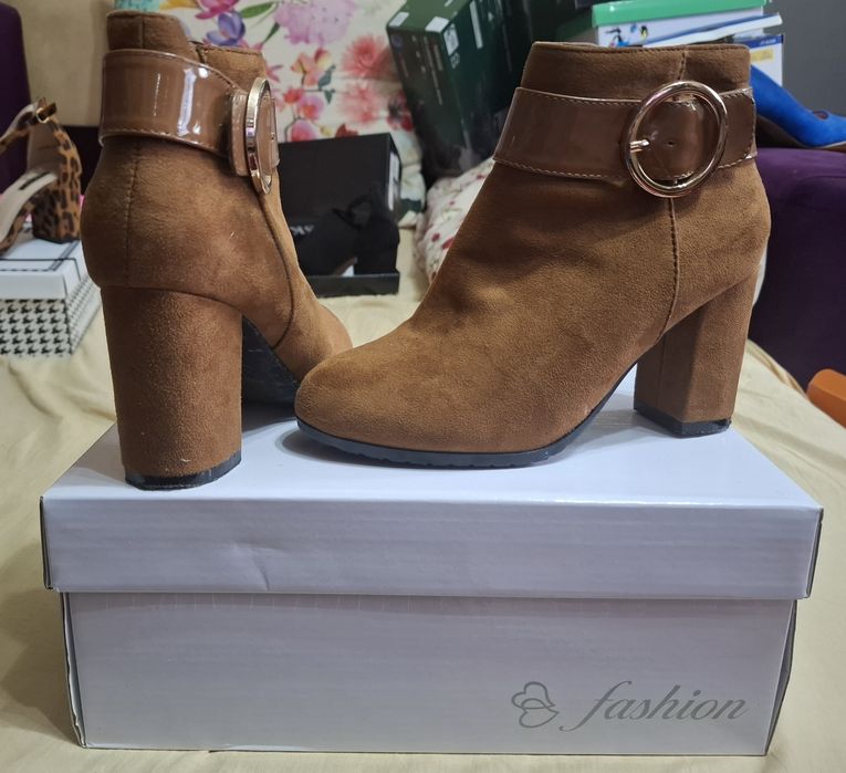 Botine maro dama