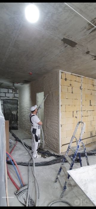 Ротбанд штукатурка, сувақ, спрей сувақ, механизированный сувақ