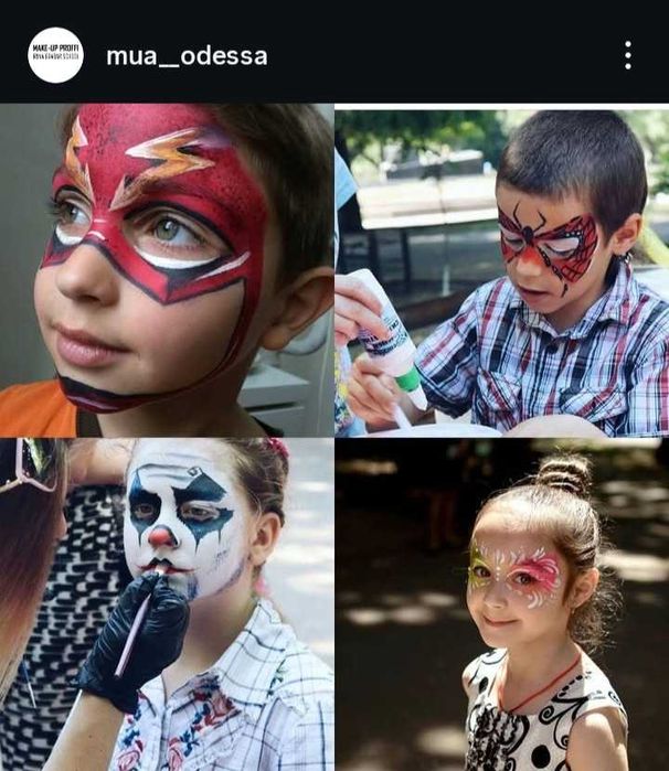 Pictură pe față (Face Painting) profesională - Evenimente și Copii