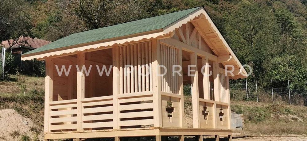 Foișoare, terase, terasa, pergole, hinti, carport, magazii din lemn