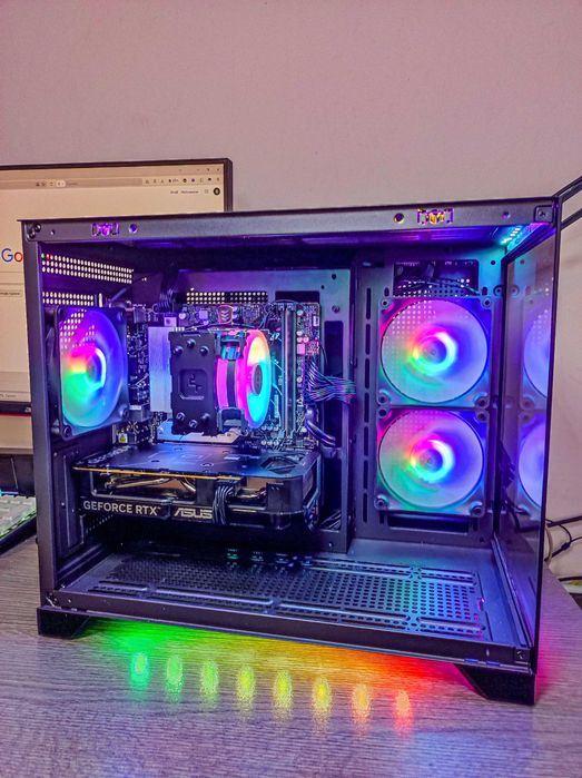 Нов Геймърски Компютър! Ryzen 5 7500F, RTX 5060, 16GB RAM, 512GB SSD NVMe