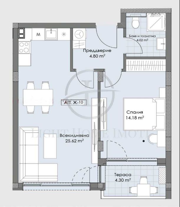 Реф. 1667 Двустаен Остромила