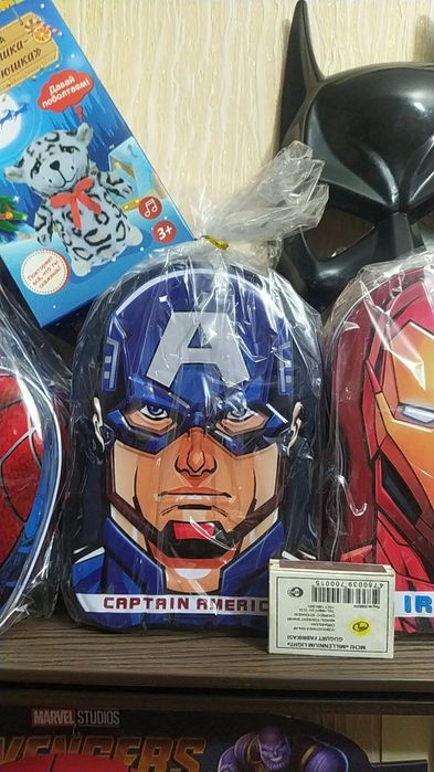 Копилки металлические  изображение супергероев