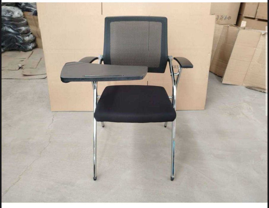 Учебный Стул с пюпитром хромированный со склада