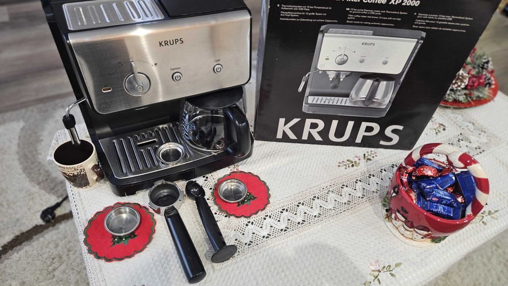 Expresor KRUPS XP 2000 – Aproape nou ! - un cadou de Craciun