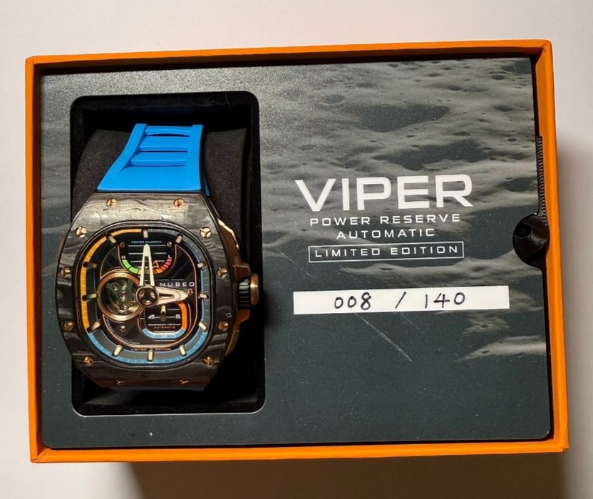 Ceas automatic Nubeo Viper - Forged Carbon