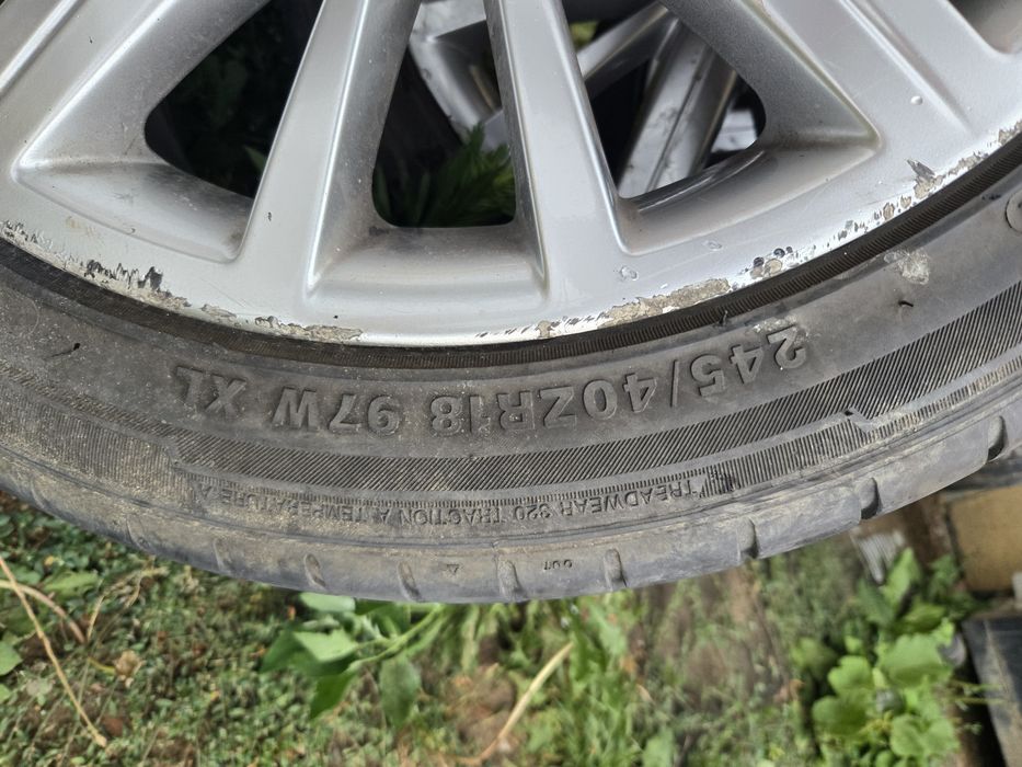 Jante aliaj 18 cu cauciucuri noi