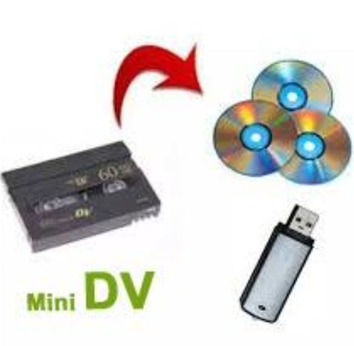Transfer copiere conversie digitalizare casete video VHS  Hi8  mini DV