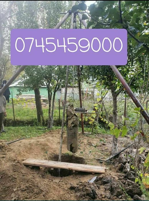 Foraje puțuri de apa