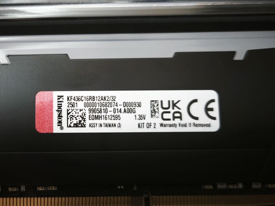 RAM Kingston FURY Renegade RGB DDR4 3600Mhz CL16 32GB 2x16