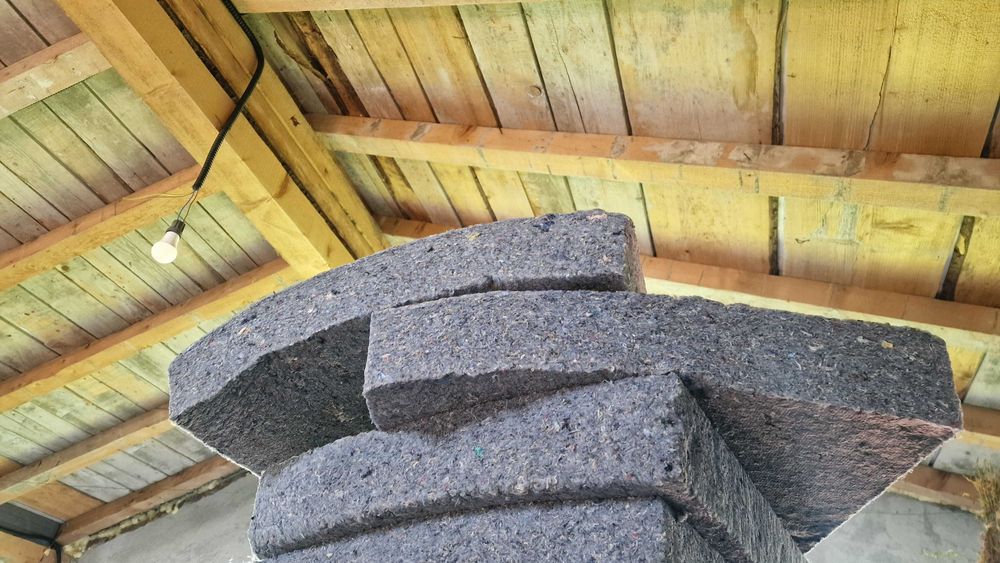 Termoizolatie ecologica din bumbac reciclat - ECO izolatie - 60x120 cm