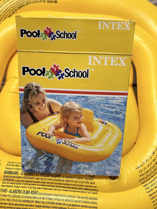 Colac de inot INTEX pentru bebelusi si copii mici