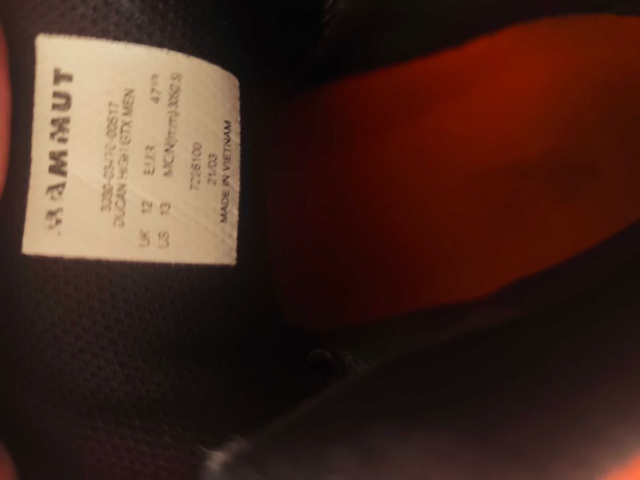 Мъжки туристически обувки Mammut Ducan High GTX Gore Tex