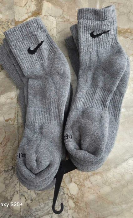 Nike Everyday Cotton  мъжки сиви чорапи от Сащ