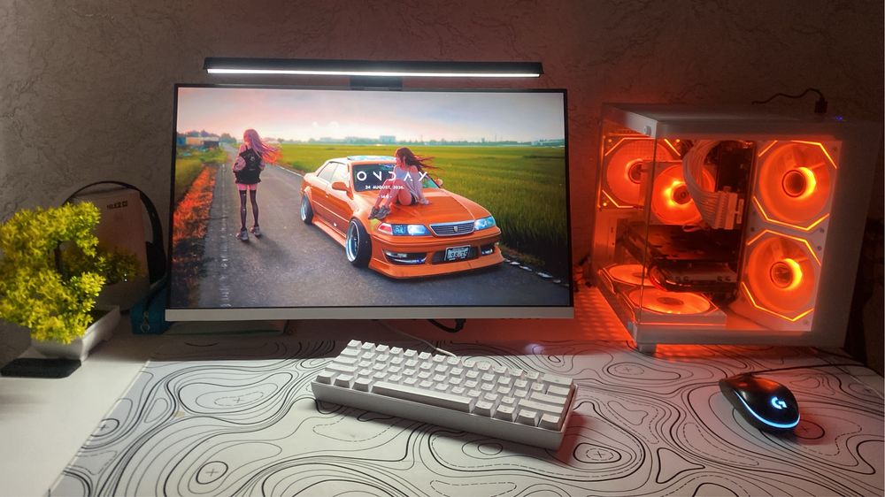 Белый пк, i7 процессор