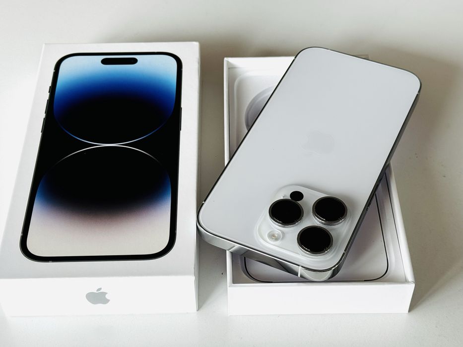 Iphone 14 Pro 128GB White 100% Батерия! Гаранция 6 месеца