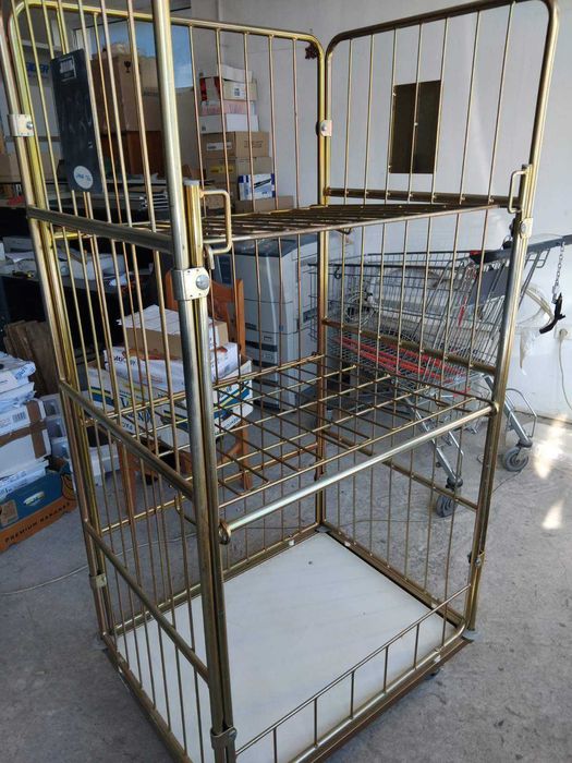 Транспортна складова количка поцинкована