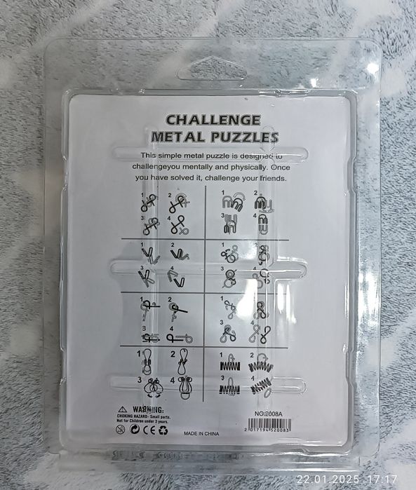 Головоломки металл, лабиринт