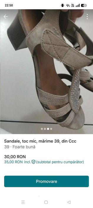 Sandale mărime 39 din CCC