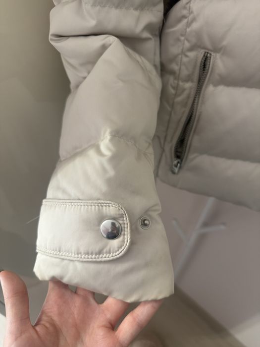 Зимно яке ZARA с естествен пух и махаща се качулка