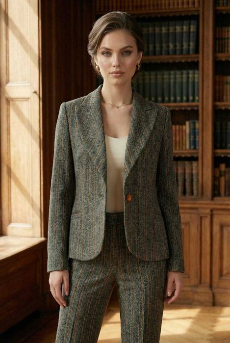 Брючный женский костюм