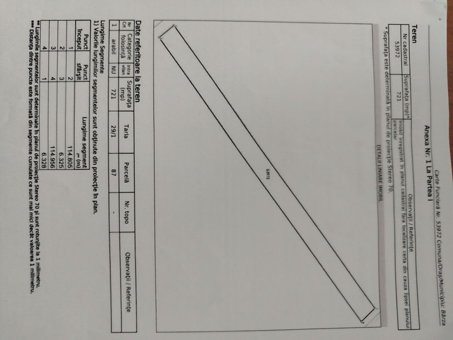 Teren intravilan + casa bătrânească com Barza , lângă Bals