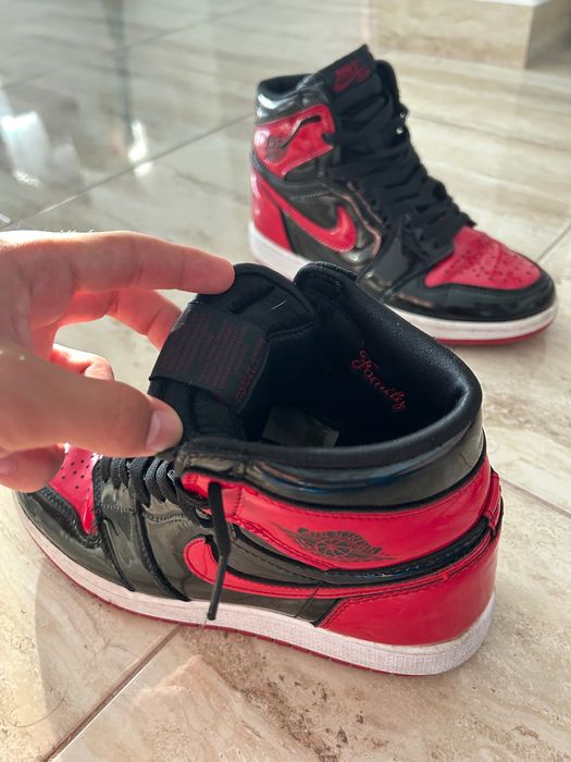 Jordan 1 patent bred, mărimea 38.5