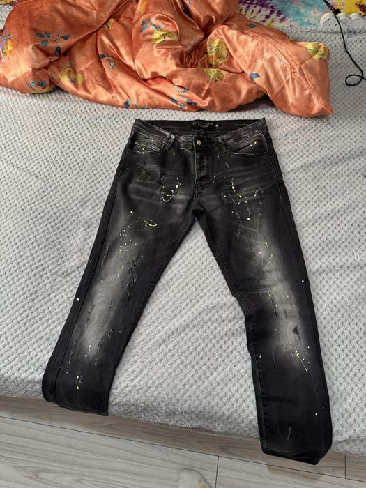 blugi philipp plein marimea s skinny pret 200 lei