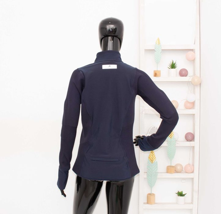 Adidas Stella McCartney Run Knit оригинално дамско яке синьо L