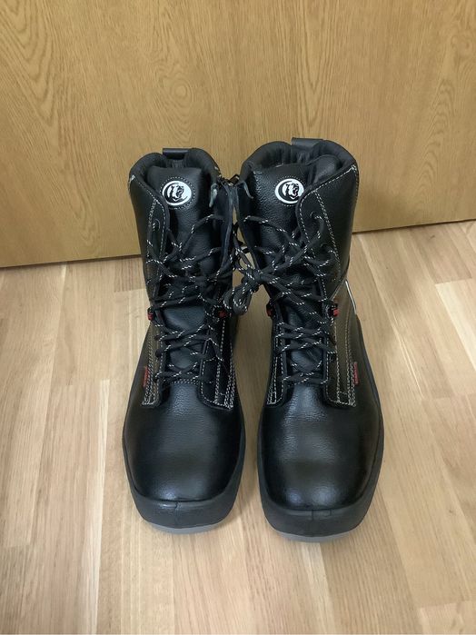 Bocanci piele cu protectie imblaniti 43/ 44