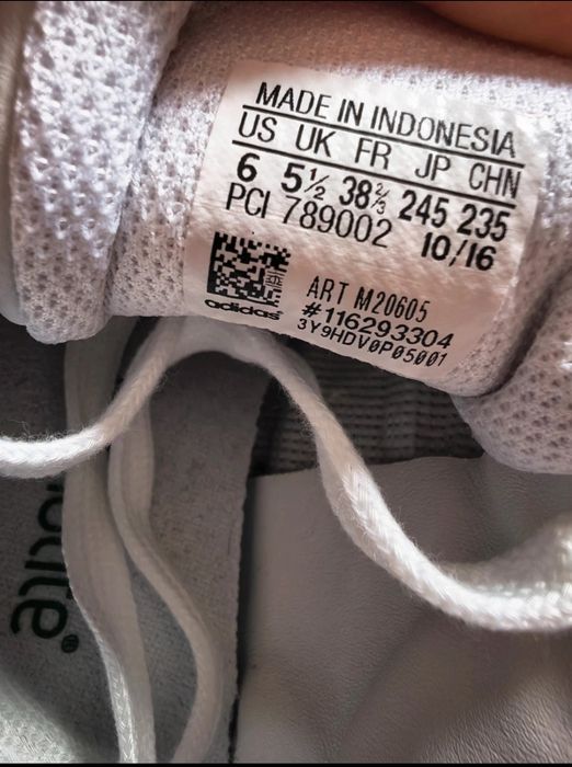 Adidas Stan Smith albi cu verde, marimea 38 2/3, igienizati