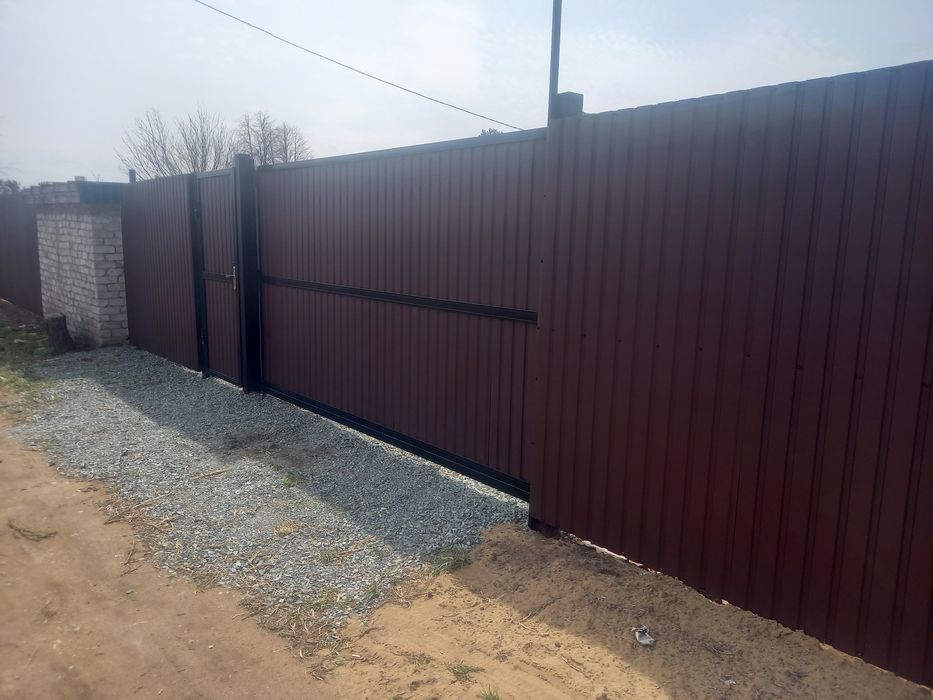 Заборы ворота под ключ