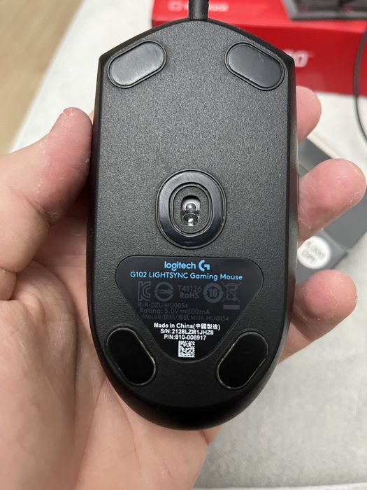 Мышь logitec g102 lightsync