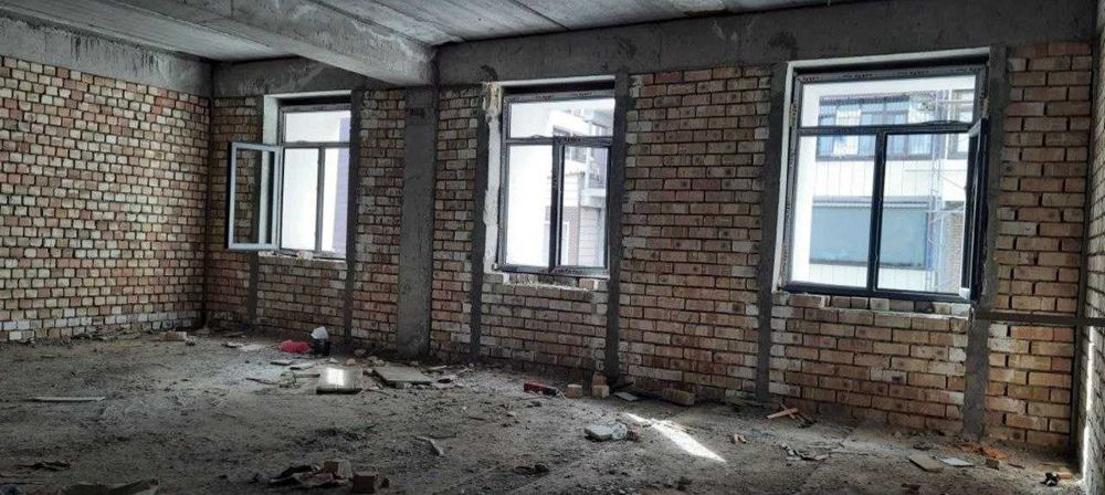 дуплекс квартира 126 кв.м. коробка кадастр есть