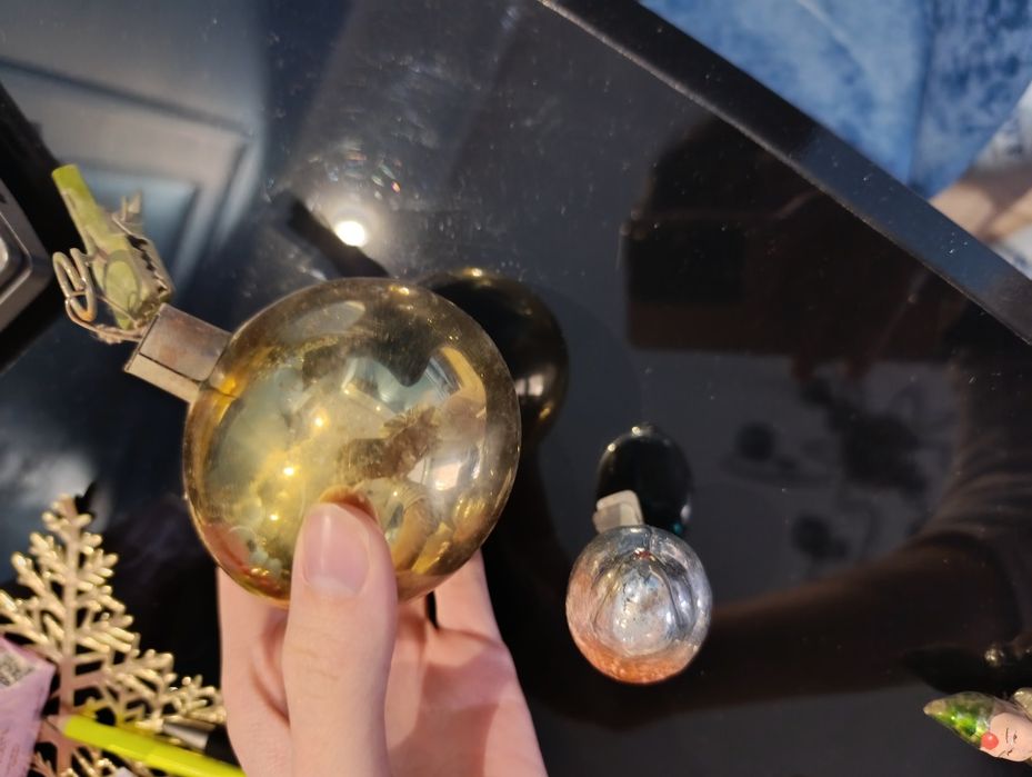 Ёлочные игрушки,на прищепках, старинные