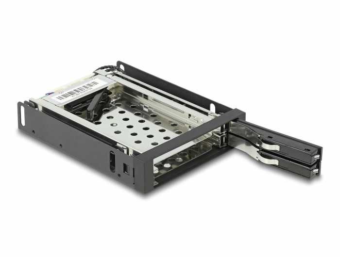 Delock Carcasă HOT SWAP 3.5″ pentru 1 SAU 2 x SATA HDD / SSD de 2.5″