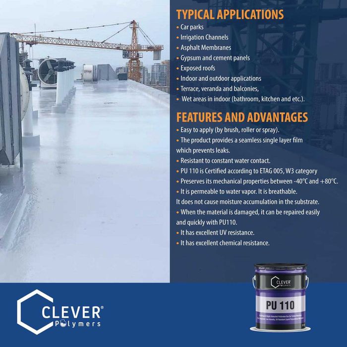 Жидкая резина PU Base 120 Гидроизоляция Полиуретановая УФ-стойкая