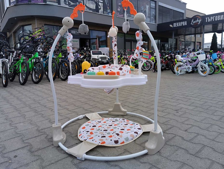 MONI Детско бънджи MAGIC FUN бежов