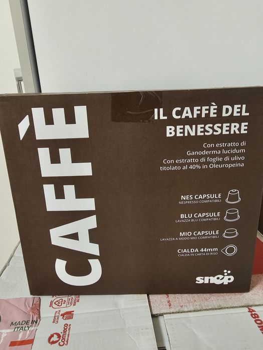 Cafea cu extract de ganoderma - 75 capsule de 44mm - pod hartie orez