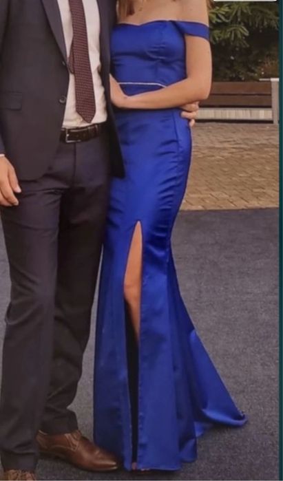 Rochie tafta albastra