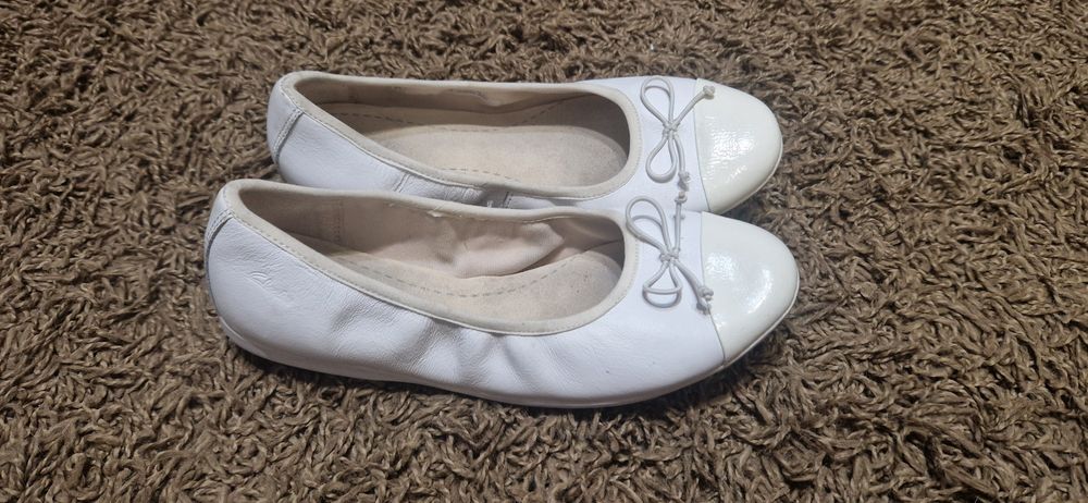 Clarks балетки, кожа натуральная