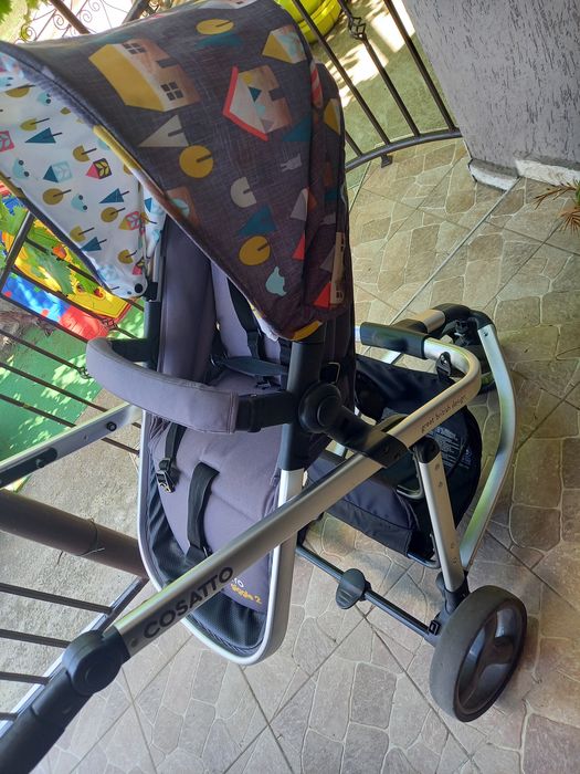 Количка Cossato с три коша